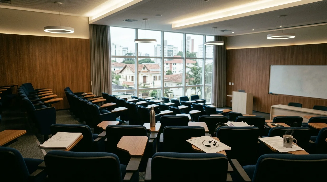 Ambiente acadêmico e profissional da Saint Charles